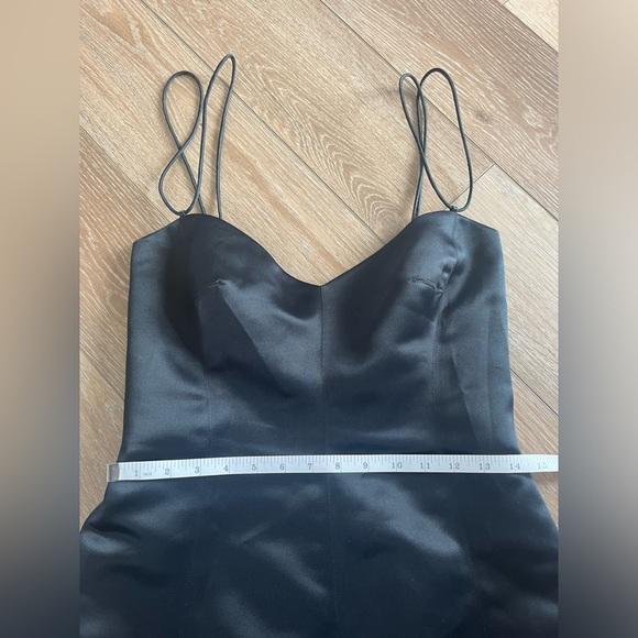 Vintage 1990's style Matthew Eager black gown size 12 - Picture 8 of 9